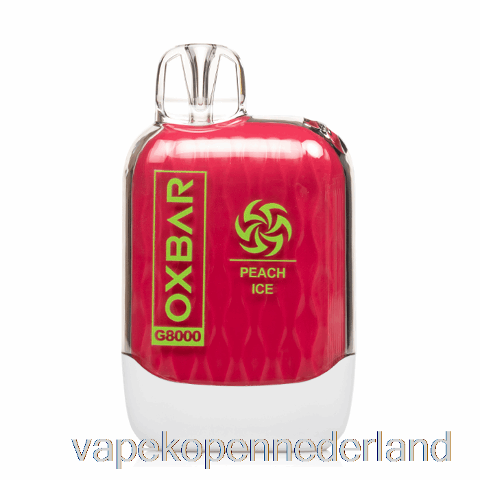 Vape Nederland Oxbar G8000 Wegwerp Perzikijs